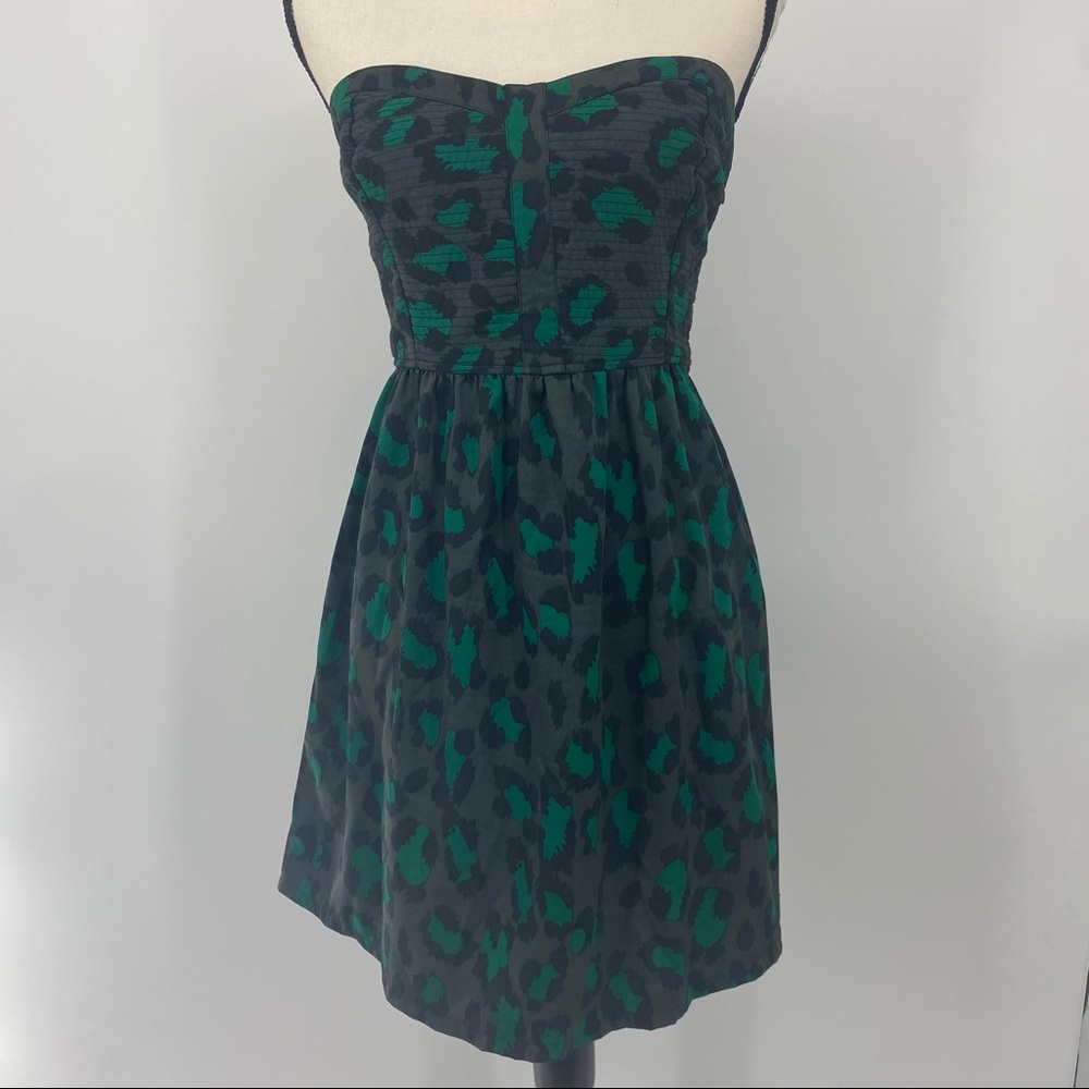 HURLEY Strapless Cheetah Print Dress - Picture 8 of 8